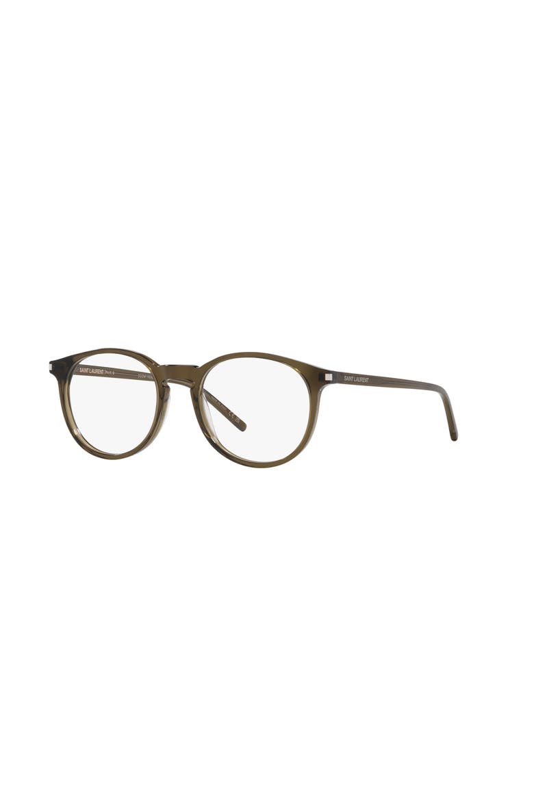 50mm Round optical glasses, Main, color, Green