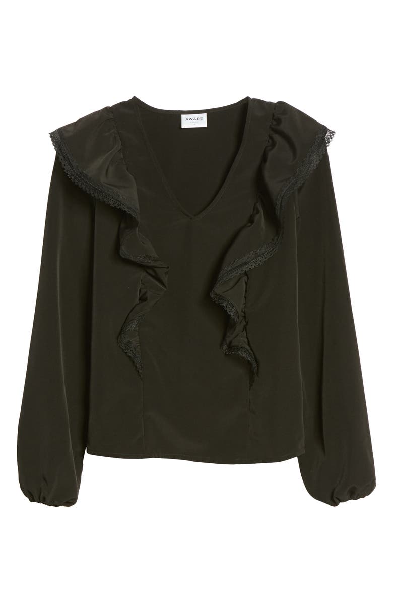 AWARE by VERO MODA VERO MODA Karma Long Sleeve Blouse, Alternate, color, 