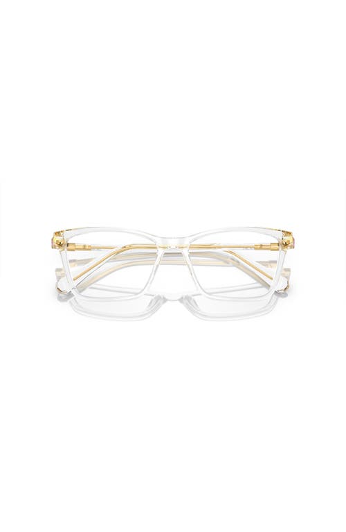 Swarovski 51mm Rectangle Optical Glasses In White