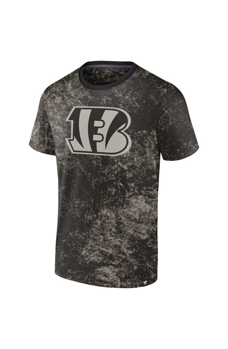 FANATICS Men's Fanatics Branded Black Cincinnati Bengals Shadow T-Shirt, Alternate, color, 