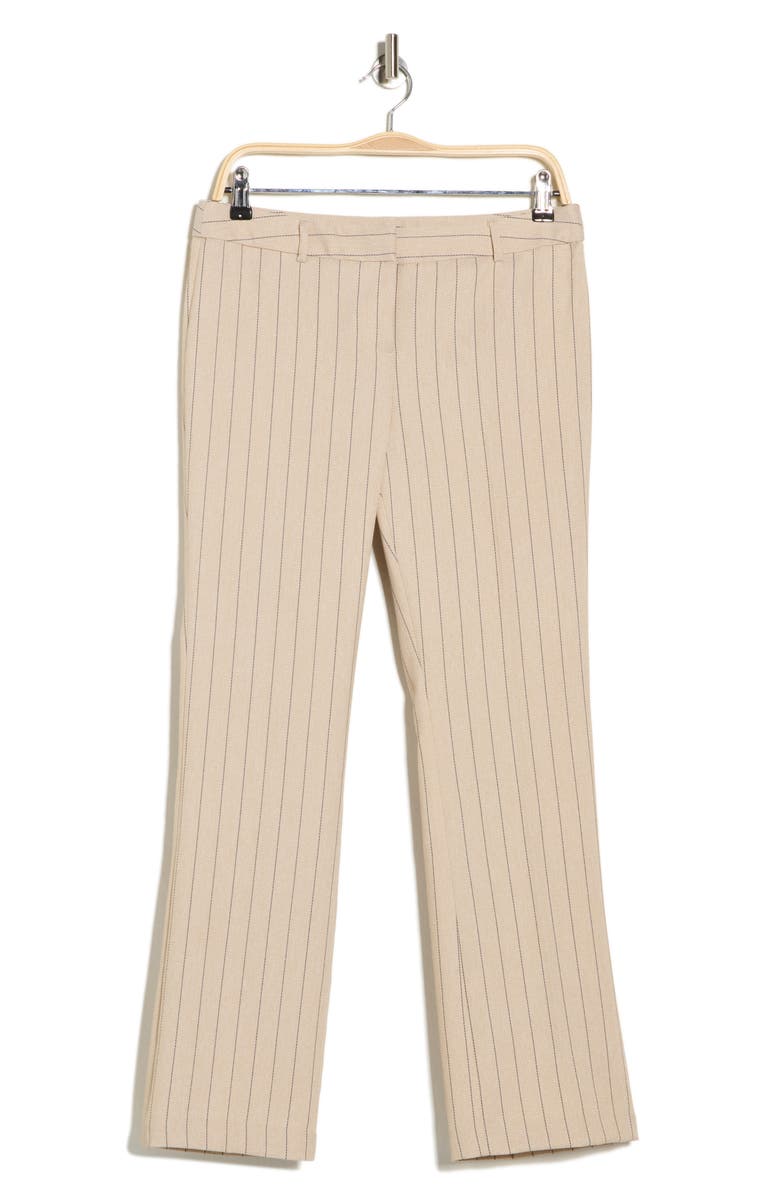 Amanda & Chelsea Ari Full Length Pants, Main, color, Natural/ Black Stripe