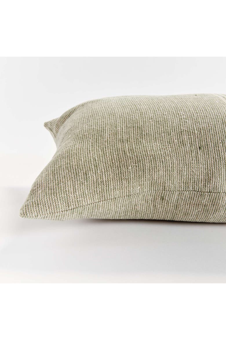 Otis Pinstripe Lumbar Pillow, Alternate, color, Beige
