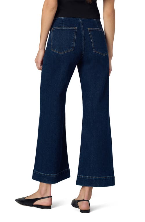 Shop Joe's The Ellia High Waist Ankle Wide Leg Jeans In Magnetic