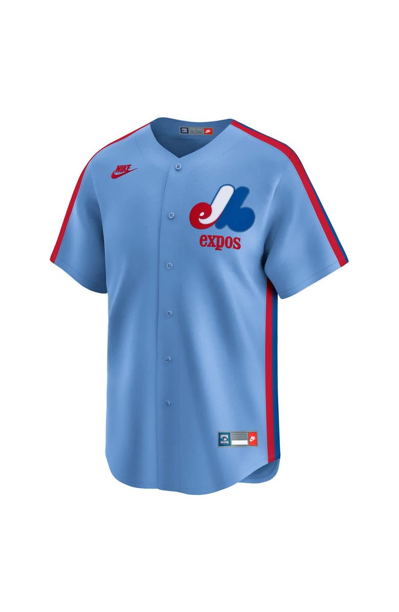 Nike Men's Nike Light Blue Montreal Expos Cooperstown Collection Limited Jersey, Alternate, color, Light Blue