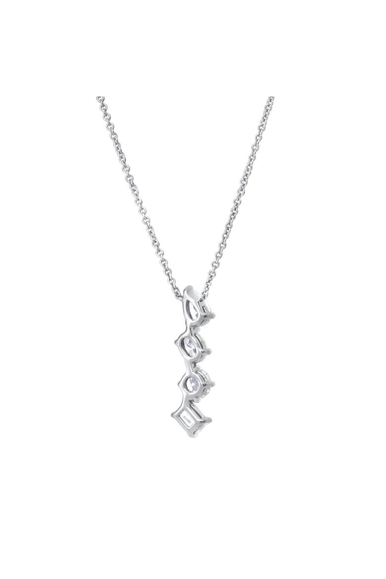 Nerisse 14K Gold Lab Grown Diamond Necklace - 1.5 Ct, Alternate, color, 14K White Gold
