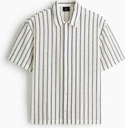H&M Regular Fit Textured-knit Shirt