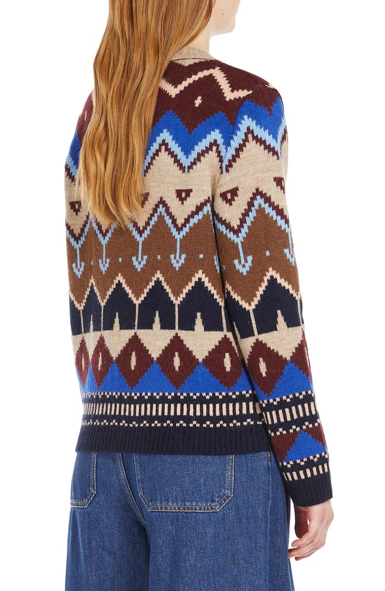 Weekend Max Mara Paride Jacquard Sweater, Alternate, color, 