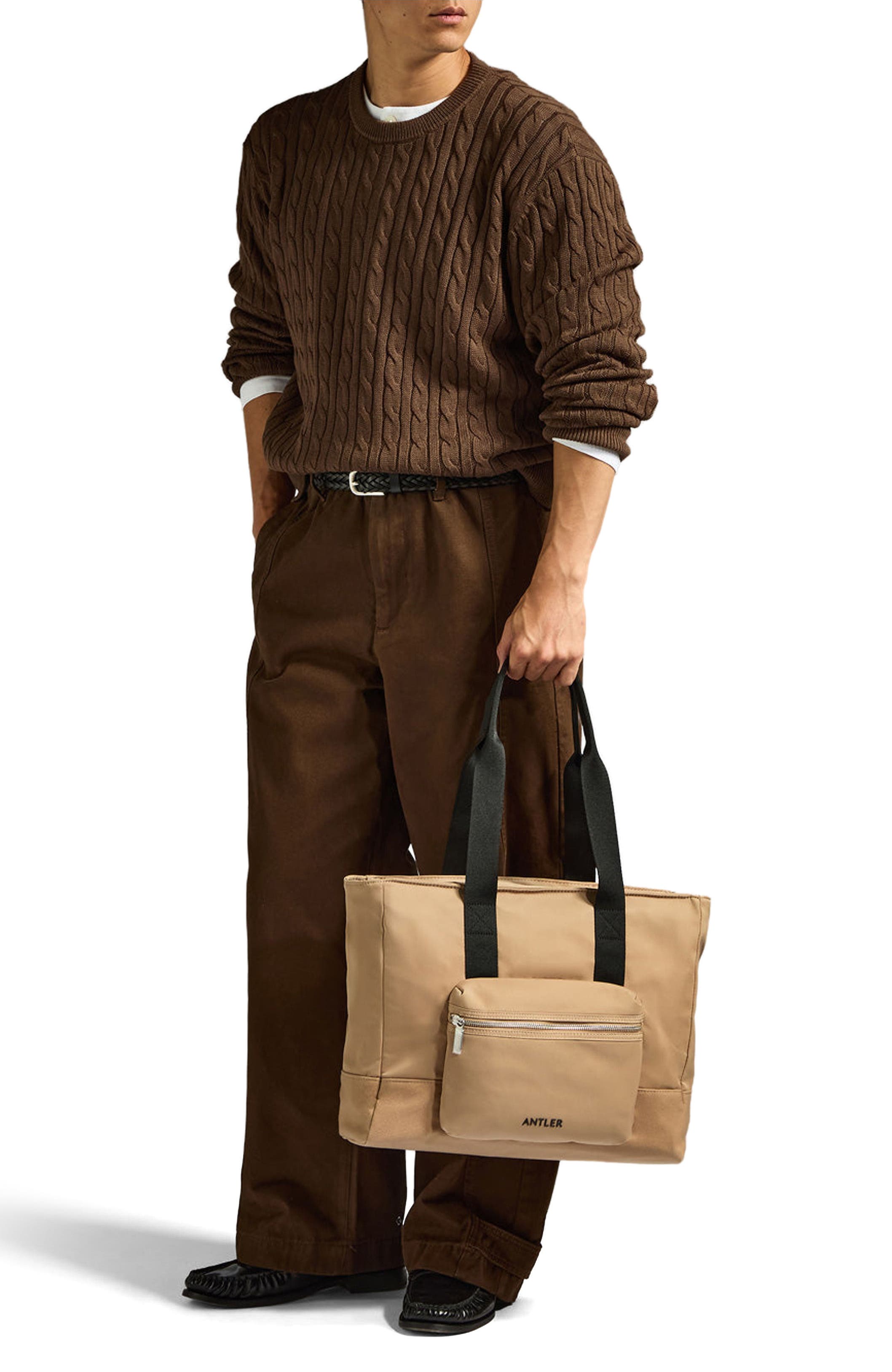 Icon Tote Bag, Alternate, color, Sand