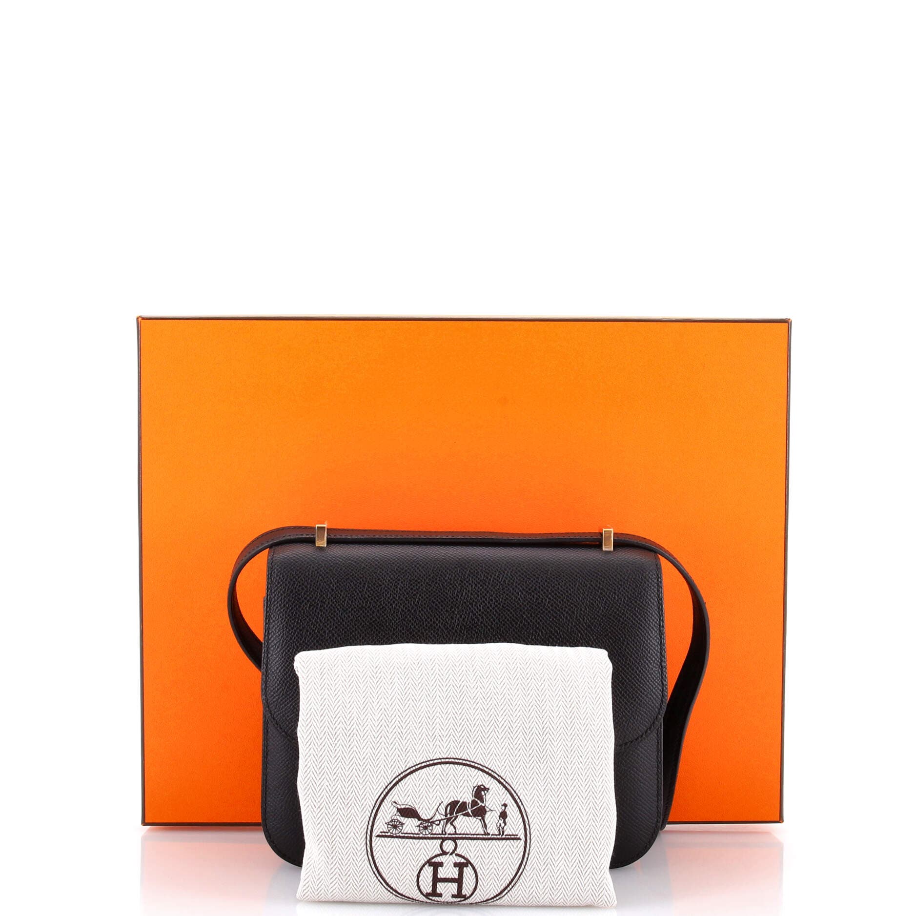 Pre-Owned Hermes Constance Bag Epsom 18, Alternate, color, Noir