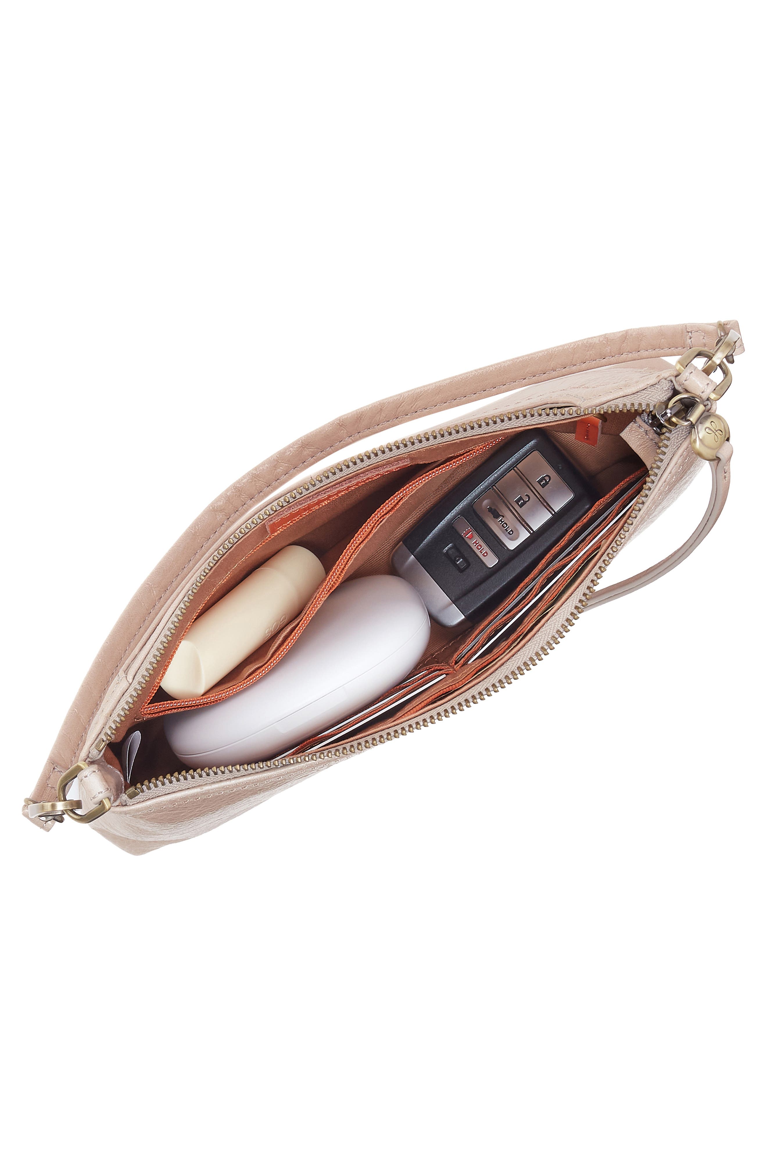 Darcy Convertible Leather Crossbody Bag, Alternate, color, STONE GLOSS