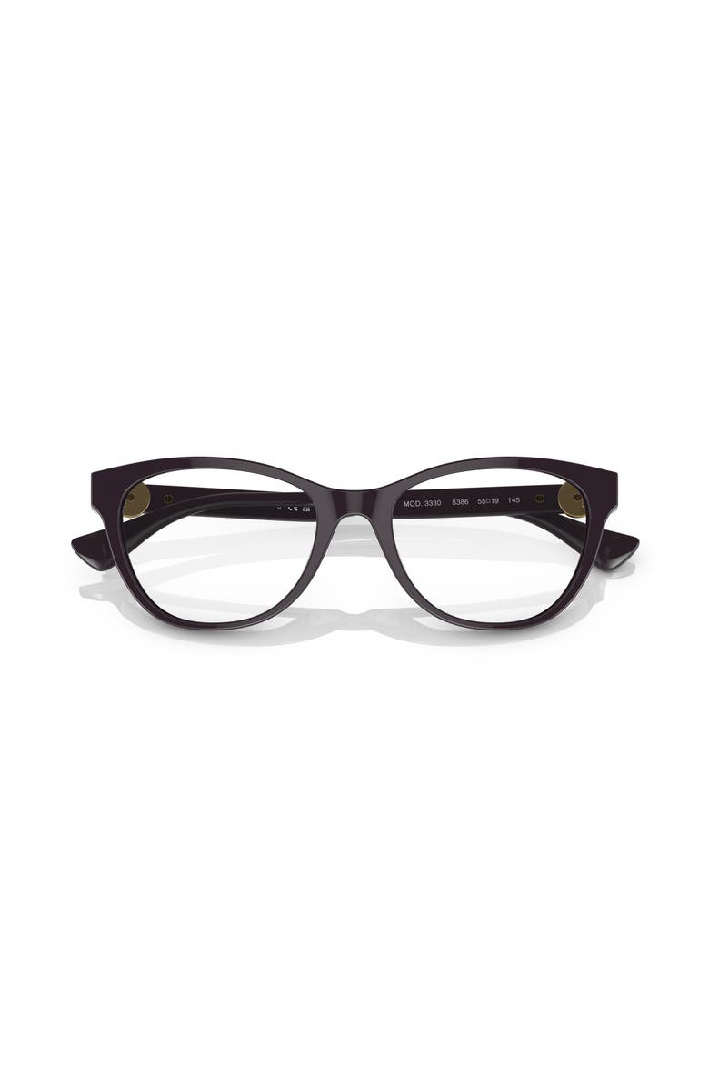Versace 53mm Cat Eye optical glasses, Alternate, color, Violet
