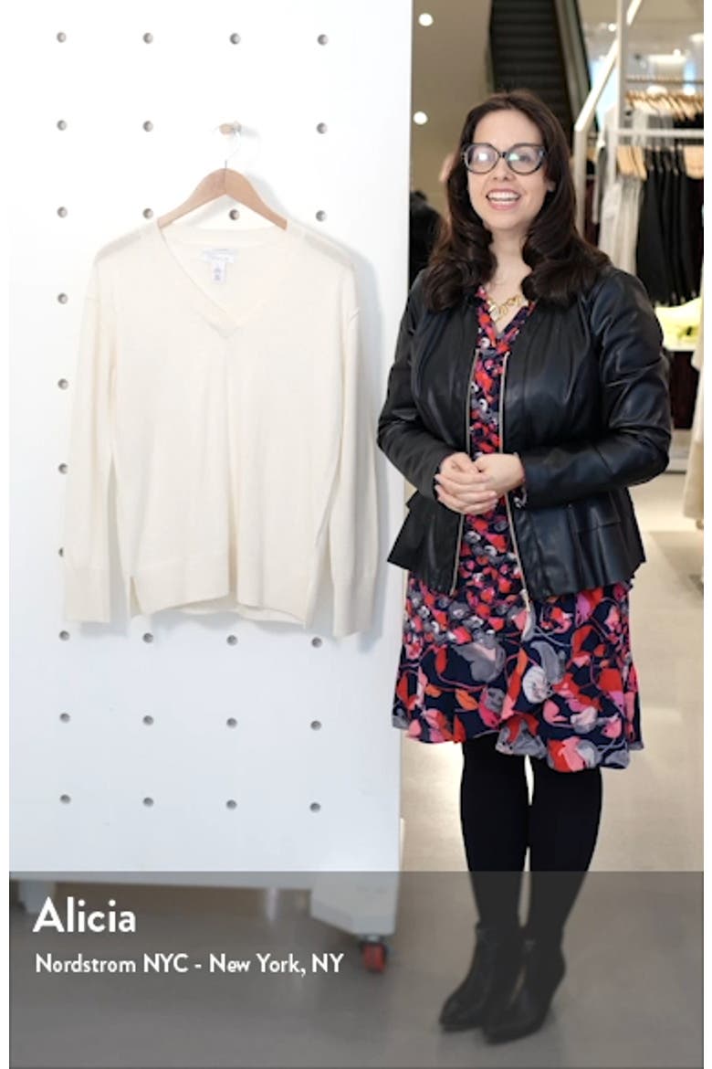 V-Neck Cashmere Sweater video