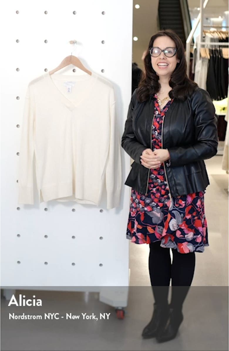 V-Neck Cashmere Sweater, sales video thumbnail