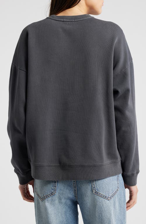 Rails Varsity Paris Cotton Graphic Sweatshirt In Paris Glitter