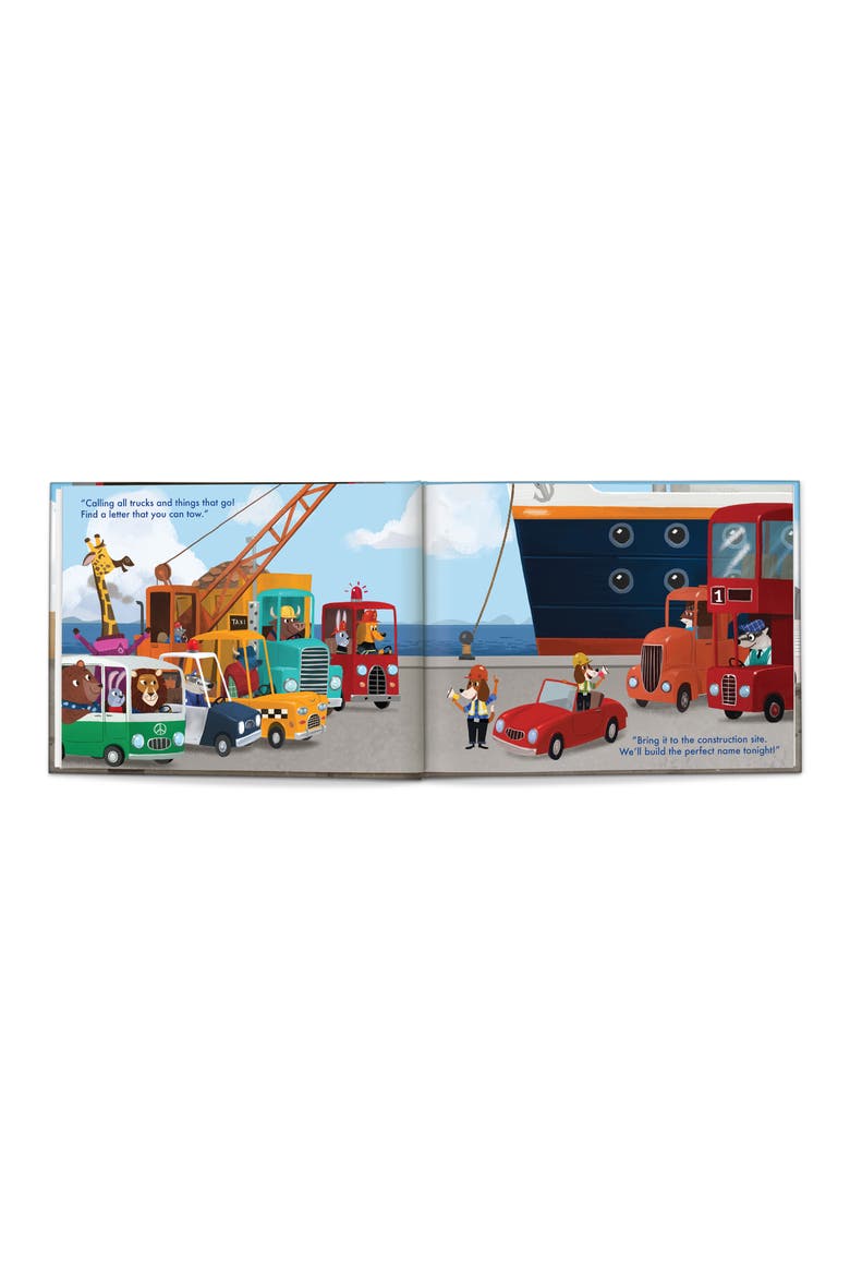 'Trucks' Personalized Book, Game and 24-Piece Puzzle Set, Alternate, color, MULTI COLOR