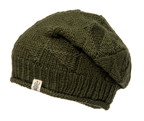Hand Knit Wave Slouch