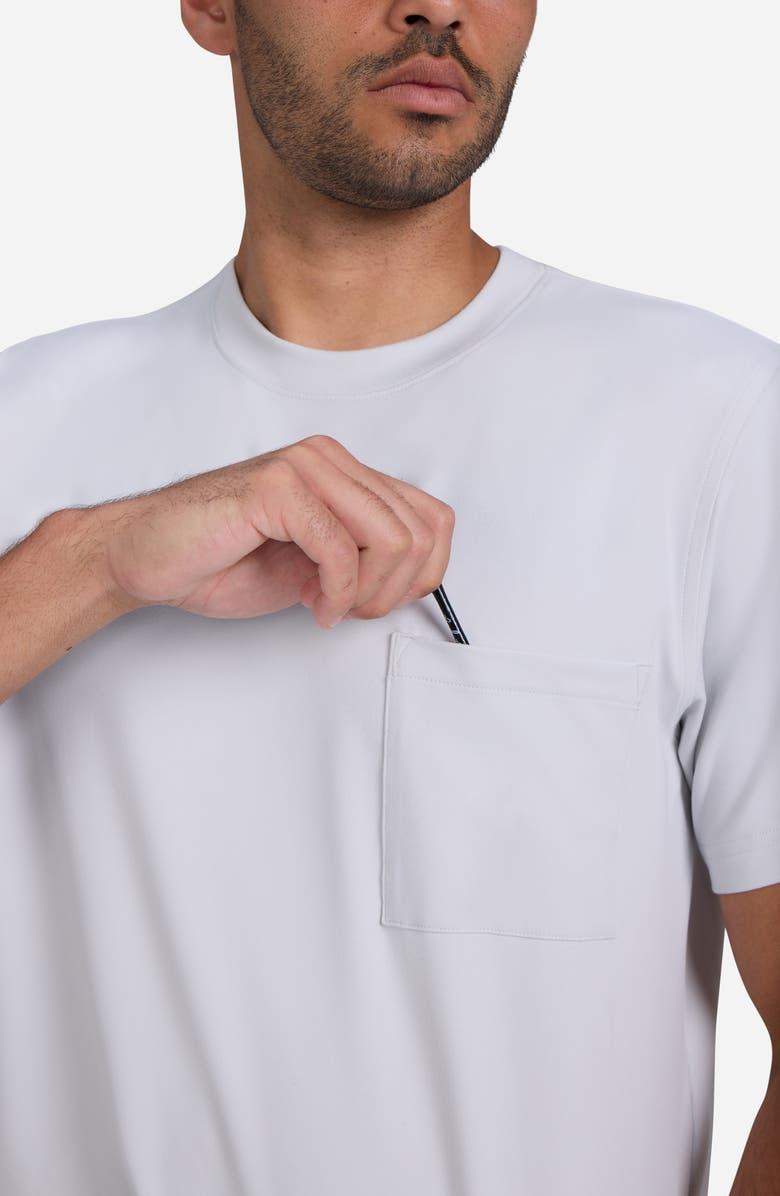 Bad Birdie Everyday Pocket T-Shirt, Alternate, color, Glacier Grey