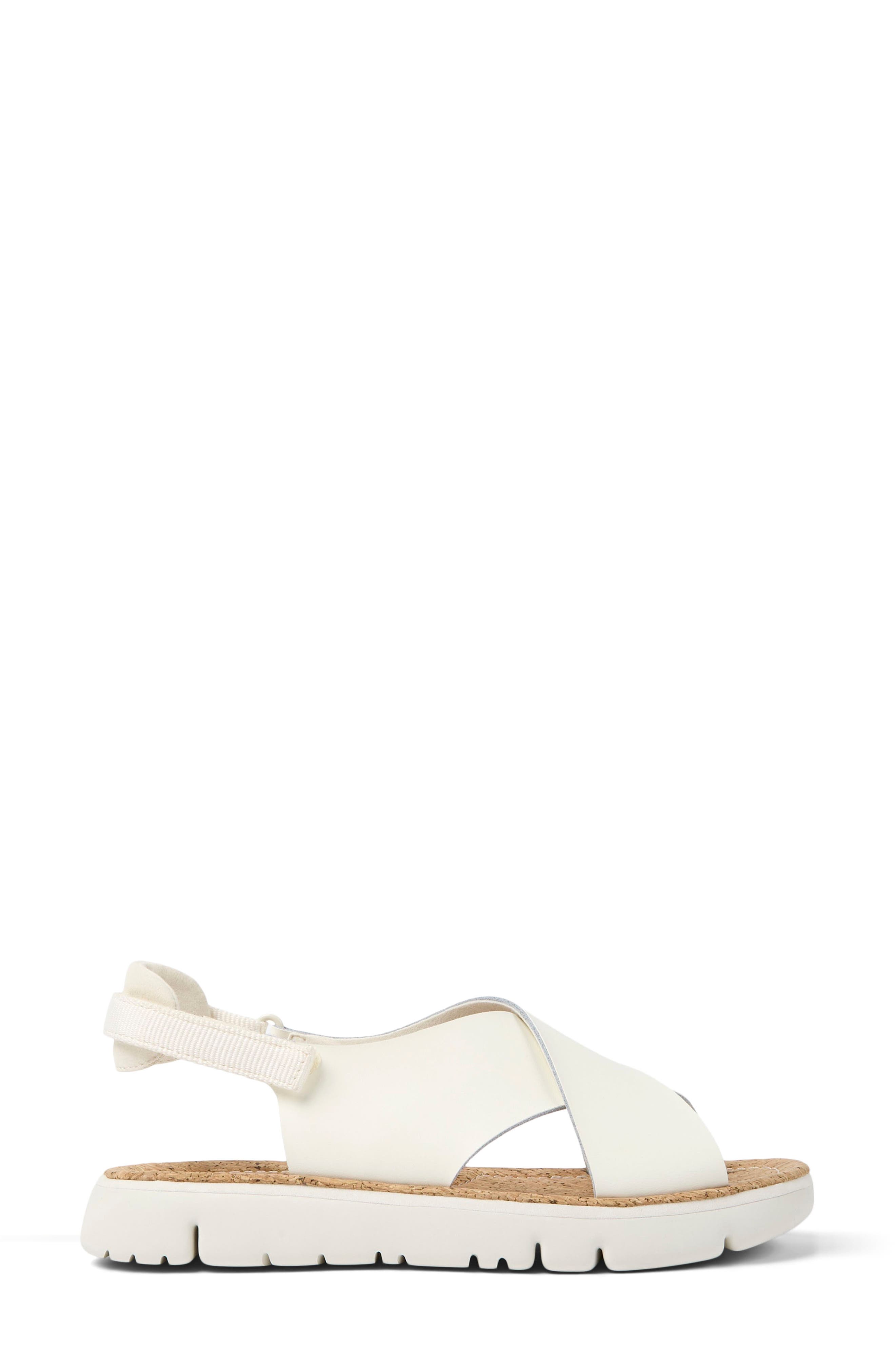 Oruga Slingback Sandal, Alternate, color, WHITE NATURAL