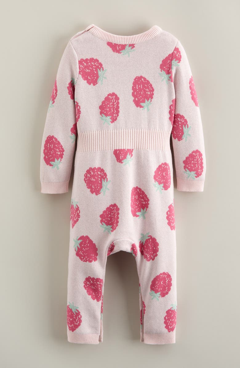 Tucker + Tate Cotton Sweater Romper, Alternate, color, Pink Balm Berry Toss