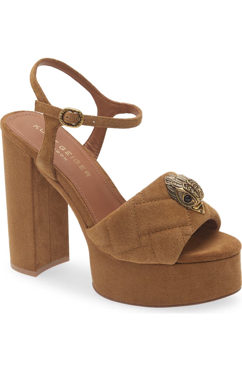 Kurt Geiger London Kensington Platform Sandal, Main, color, Tan