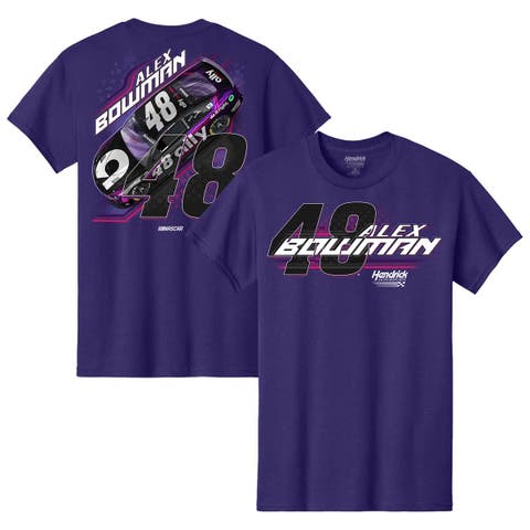 Men's Hendrick Motorsports Team Collection Purple Alex Bowman Car T-Shirt