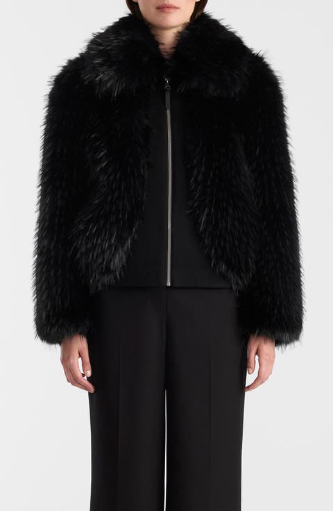 Nanny Faux Fur & Wool Jacket