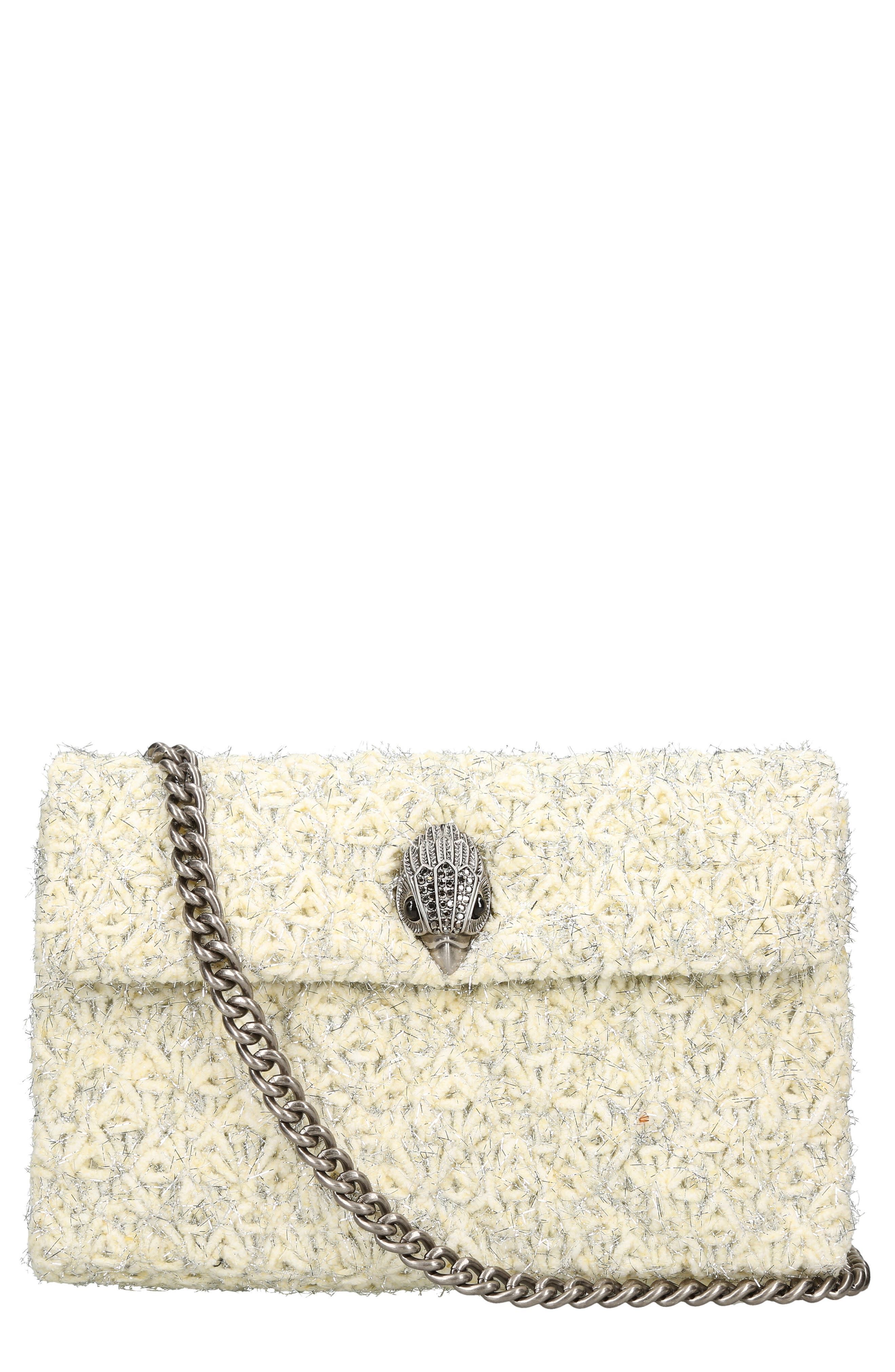 Kurt Geiger London Medium Kensington Tweed Convertible Crossbody Bag, Main, color, 