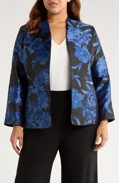 Floral Kissing Front Jacket (Plus)
