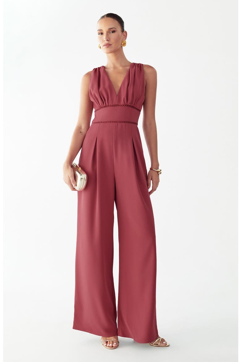 Lyle Jumpsuit, Alternate, color, China Rose