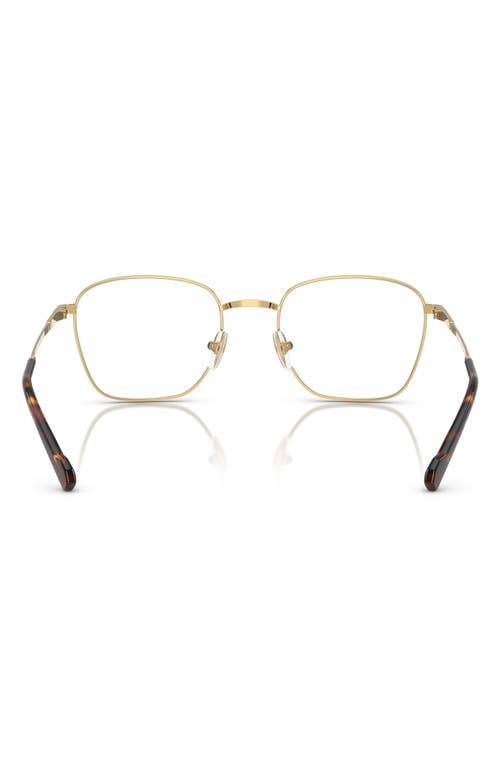 Vogue 53mm Pillow Optical Glasses In Gold
