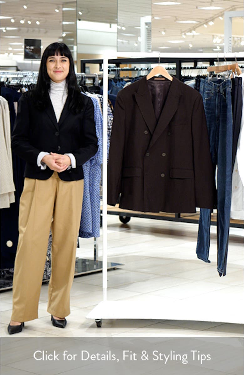 Double Breasted Wool Jacket, sales video thumbnail