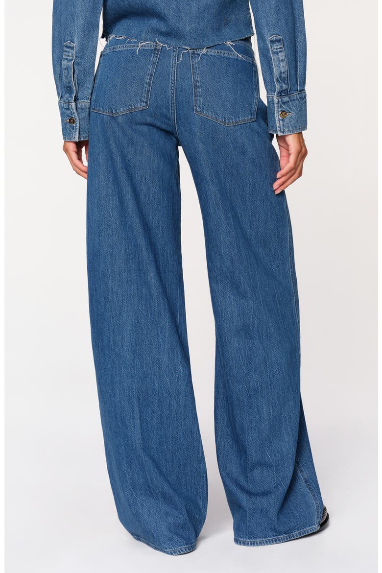Isabel Pleated Mid Rise Wide Leg Jeans, Alternate, color, NORTH BEACH DL AURA