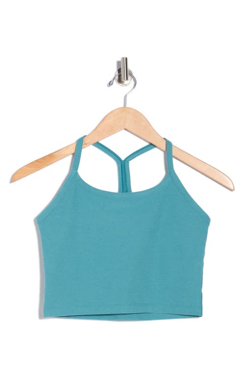 Beyond Yoga Space Dye Slim Racerback Crop Tank In Blue