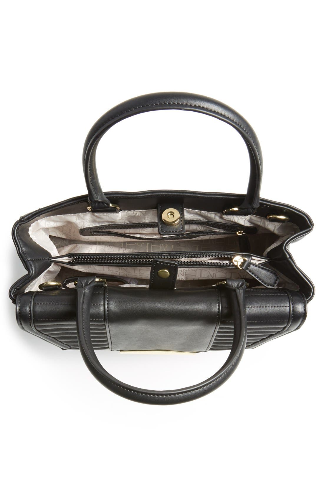 'Eva' Satchel, Alternate, color, BLACK