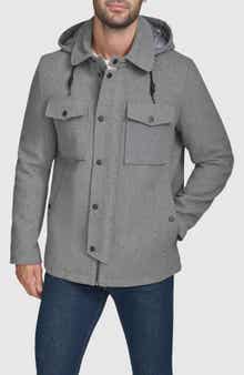 Cole Haan Signature Wool Blend Hooded Field Jacket