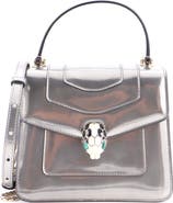Pre-Owned Bvlgari Serpenti Top Handle Bag Patent Small