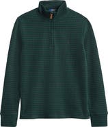Polo Ralph Lauren Kids' Estate Plaid Cotton Rib Quarter Zip Pullover