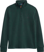 Polo Ralph Lauren Kids' Estate Plaid Cotton Rib Quarter Zip Pullover