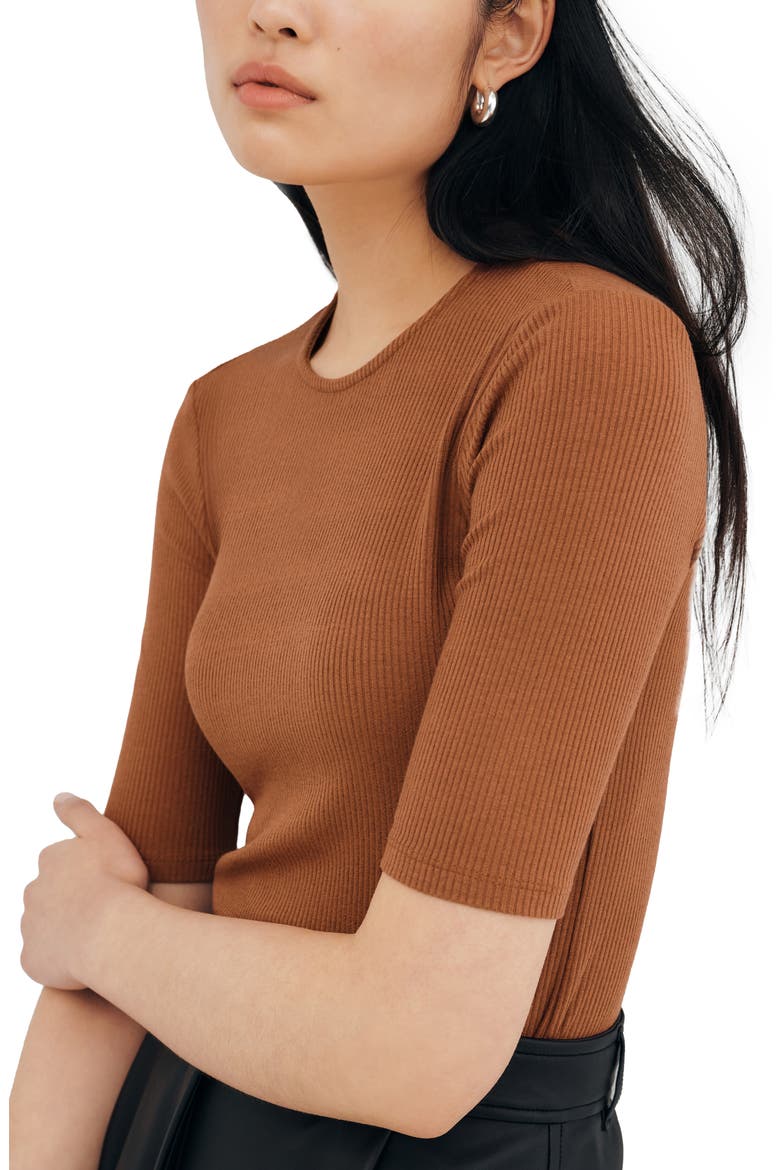 Seneca Rib Top, Alternate, color, CINNAMON BROWN