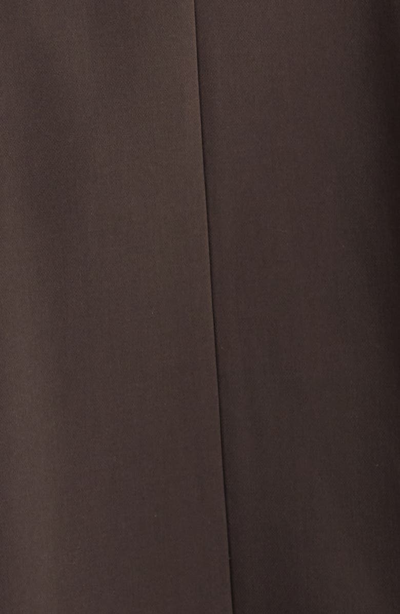 L'AGENCE Kylo Belted Sleeveless Shirtdress, Alternate, color, Dark Brown