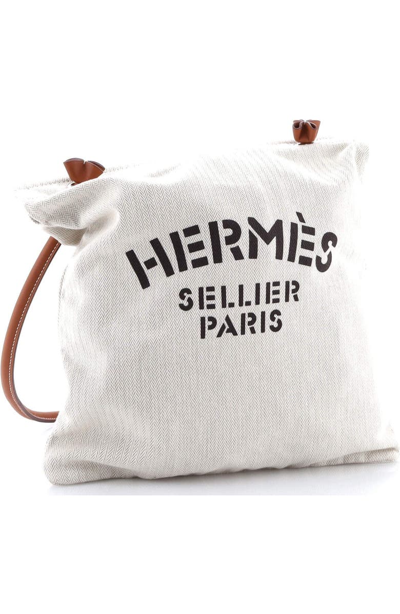 Pre-Owned Hermes Aline Bag Toile MM, Alternate, color,