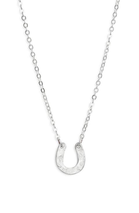 Horseshoe Pendant Necklace