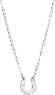 Nashelle Horseshoe Pendant Necklace