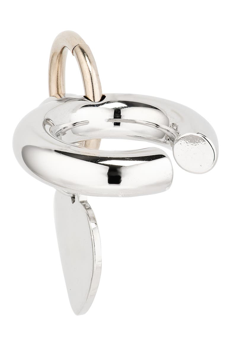 Ronnie Ear Cuff, Alternate, color, PALLADIUM