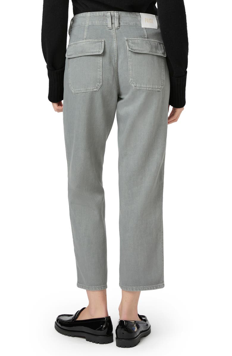 PAIGE Kirby High Waist Straight Leg Jeans, Alternate, color, Vintage Iron Grey