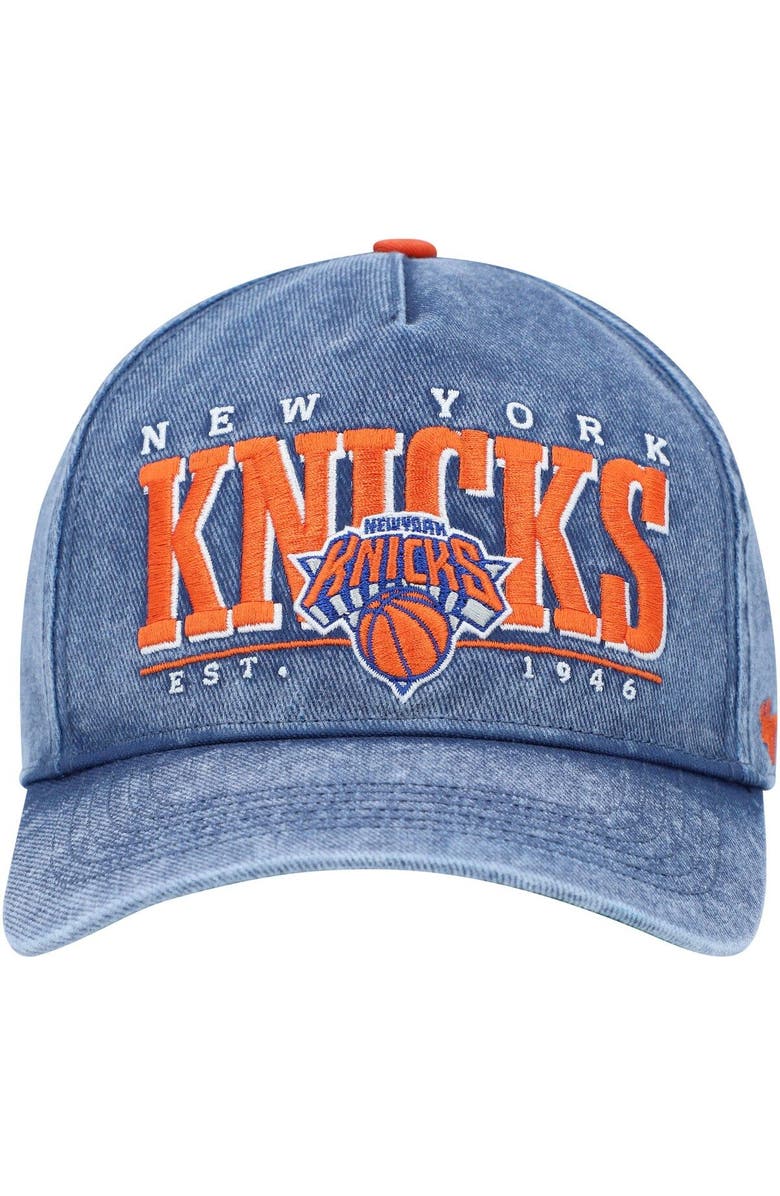 '47 Men's '47 Denim New York Knicks Fontana Hitch Snapback Hat, Alternate, color, 