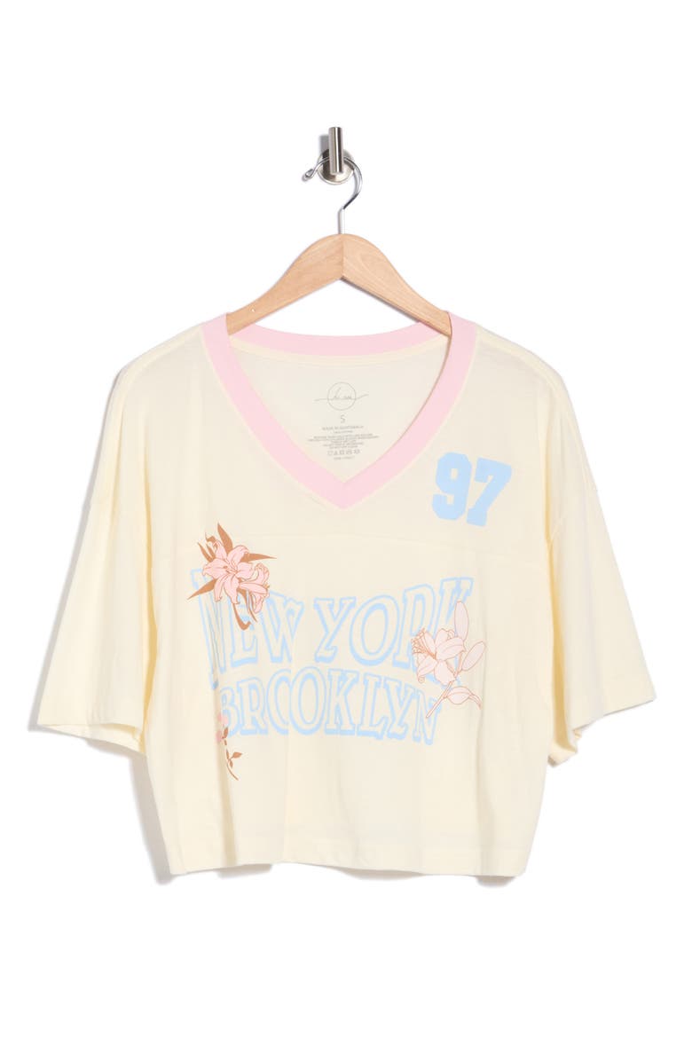 NY Brooklyn Graphic T-Shirt, Main, color, MARSHMALLOW