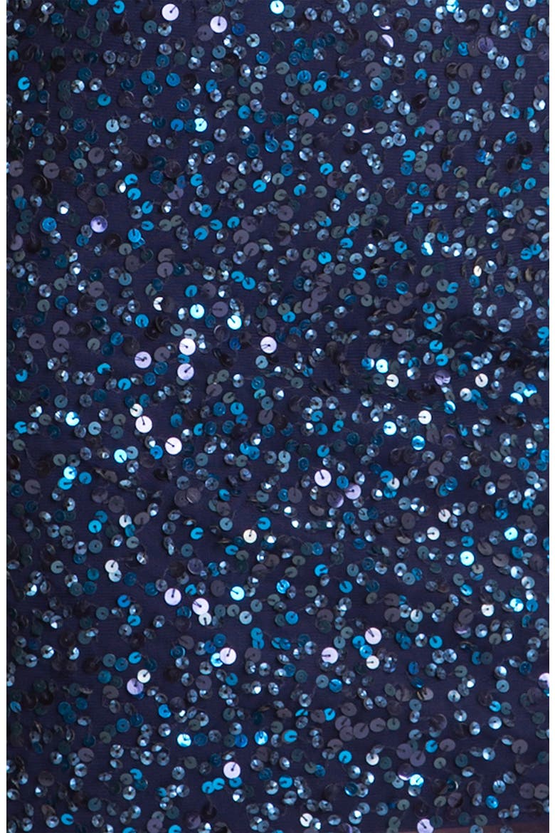 Spaghetti Strap Sequin Sheath Dress, Alternate, color, ROYAL