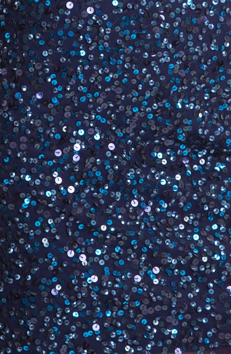 JS Boutique Spaghetti Strap Sequin Sheath Dress, Alternate, color,