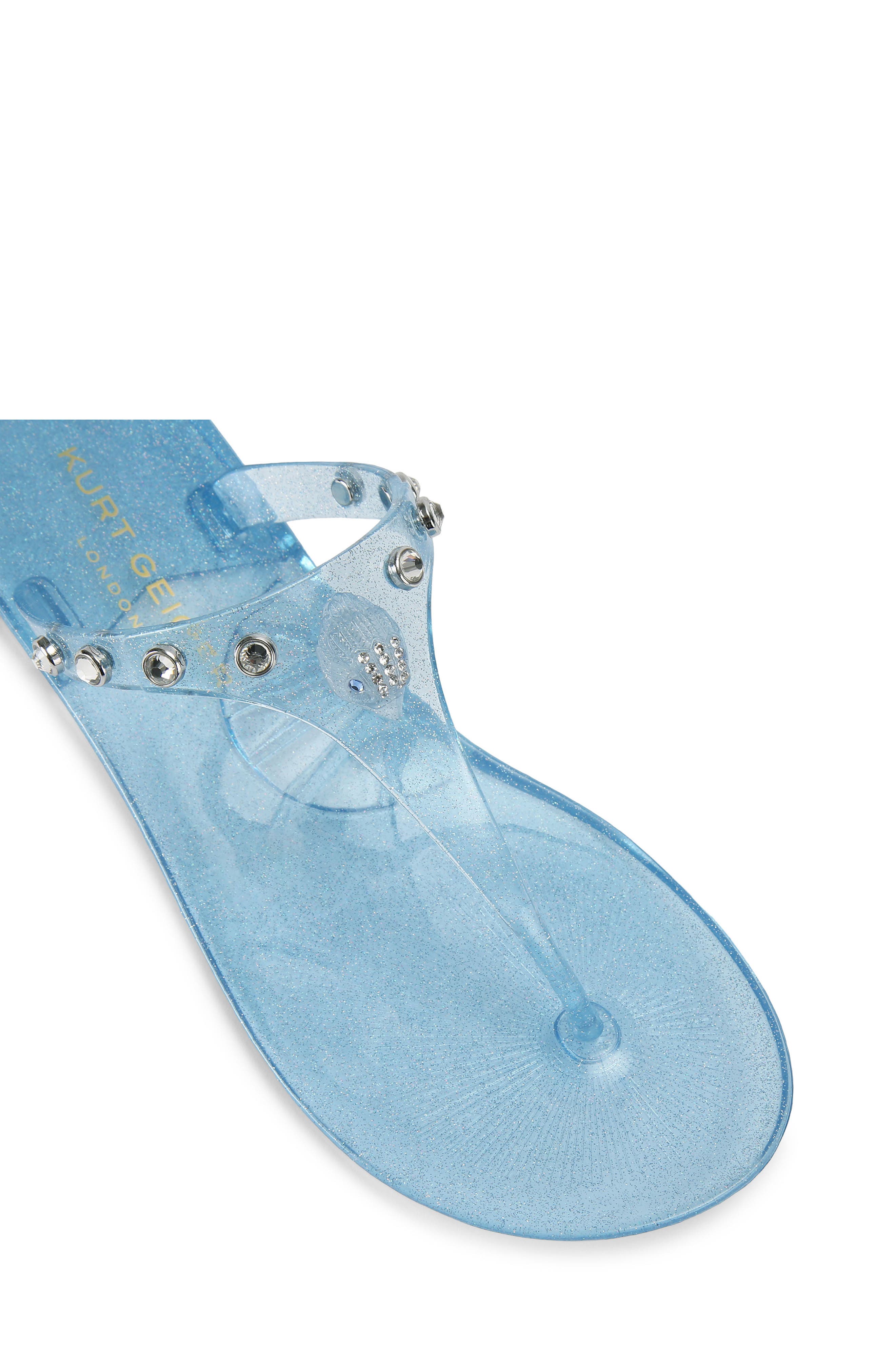 Maddison Eagle Head Sandal, Alternate, color, LIGHT/ PASTEL BLUE